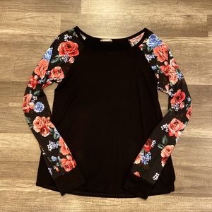 Long Sleeve Floral Top